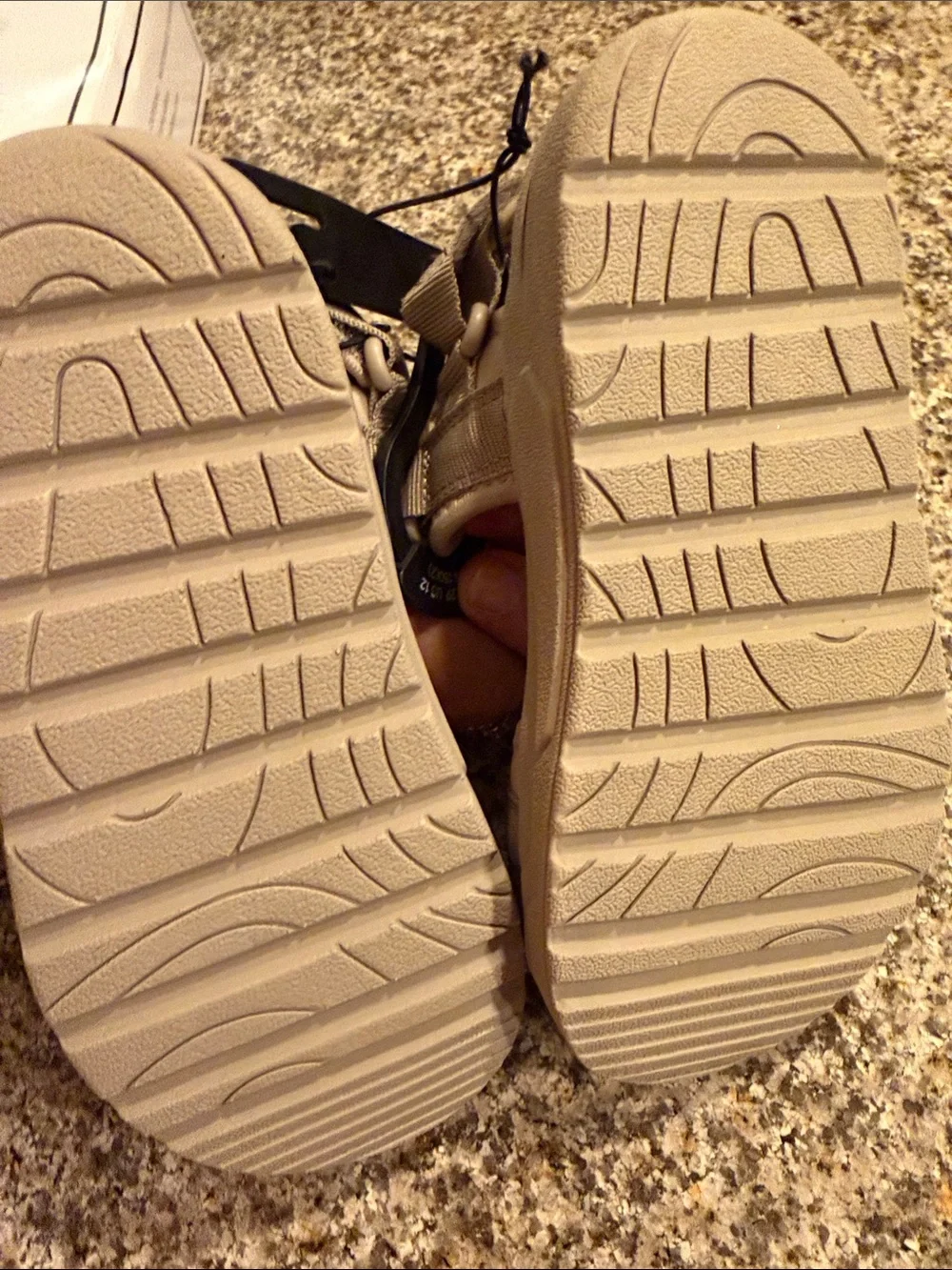 H&M Kids Tan Adjustable Strap Sandals